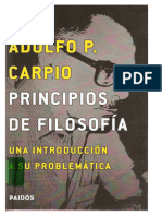 Principios de Filosofía - Una Introducción A Su Problemática - Carpio (Capítulo 5)