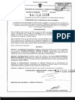 Decreto 0164 Del 14 de Febrero de 2024