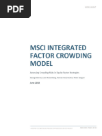 Model Insight MSCI Integrated Factor Crowding Model