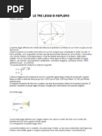 LE TRE LEGGI Dì KEPLERO