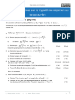 4c - Série 3 Logarithme Népérien Au Bac - revRC - 20180611