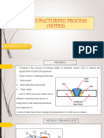 Manufacturing Notes