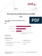 Encuesta Anual Manufacturera 2021