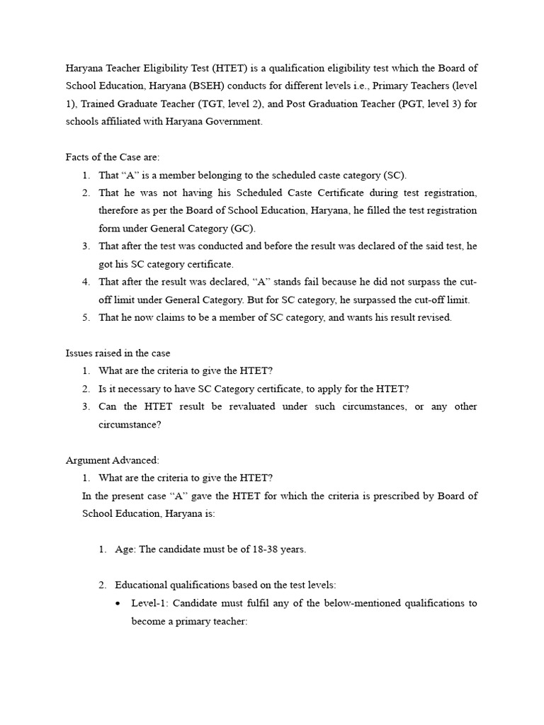 Haryana teacher eligibility test pdf bachelor s degree academic