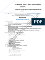 Quantum Inspired Tutorial Complete Checklist