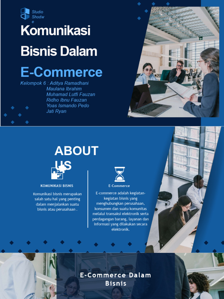 E-Commerce: Komunikasi Bisnis Modern | PDF
