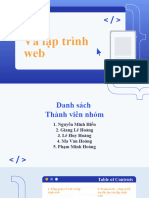 Web Và Lập Trình Web