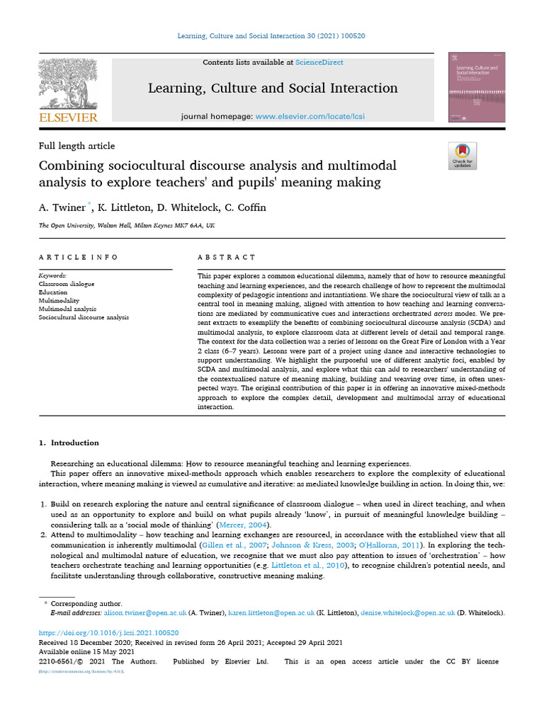 Discourse Analysis Qualitative Research Example