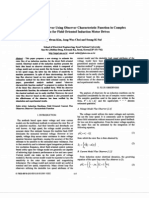 Novel Rotor Flux Observer Using Observer Characteristic Function in Complex Vector Space For Field Oriented Induction Motor Drives