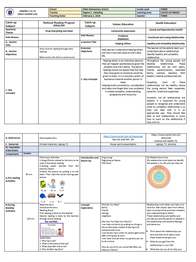 Catch Up Friday Feb 2 | PDF | Learning | Teachers