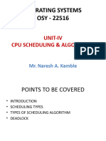 Chapter-IV Process Scheduling