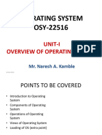 Chapter-I Overview of Operating System