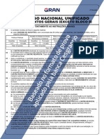 Concurso Nacional Unificado: Conhecimentos Gerais (Exceto Bloco 8)