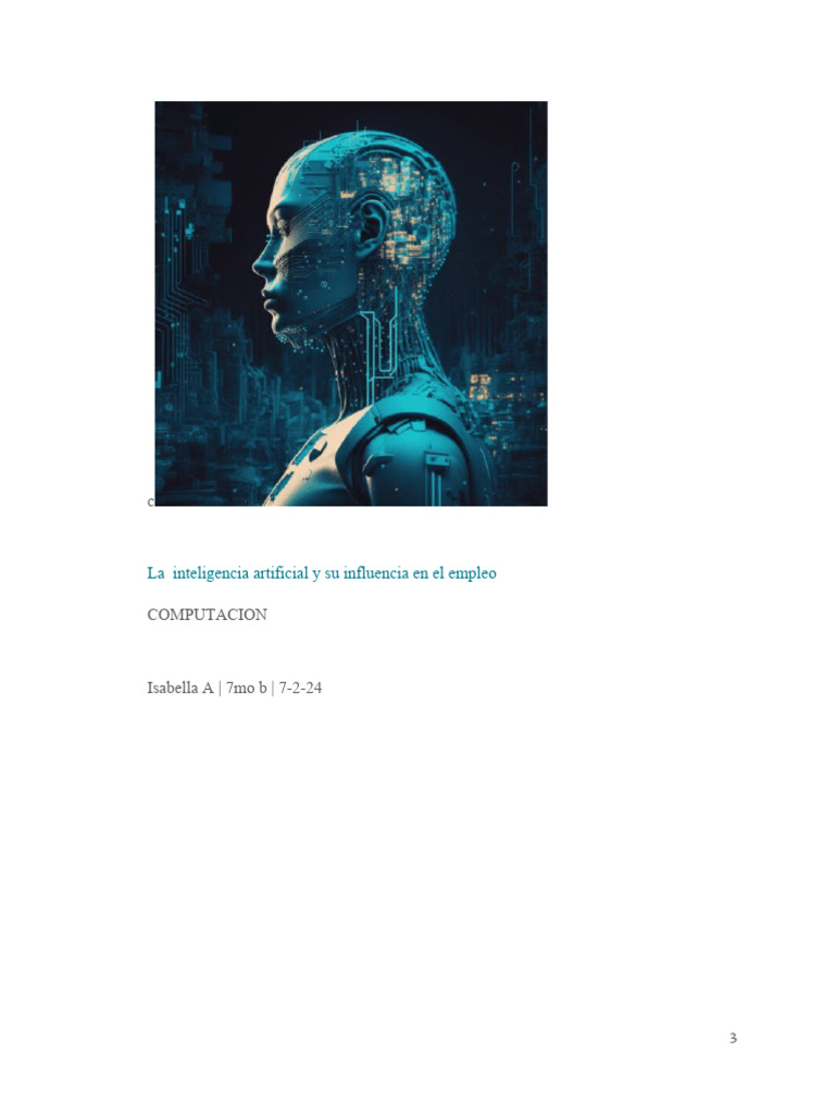 Impacto de la IA en el Empleo Actual | PDF | Inteligencia artificial ...