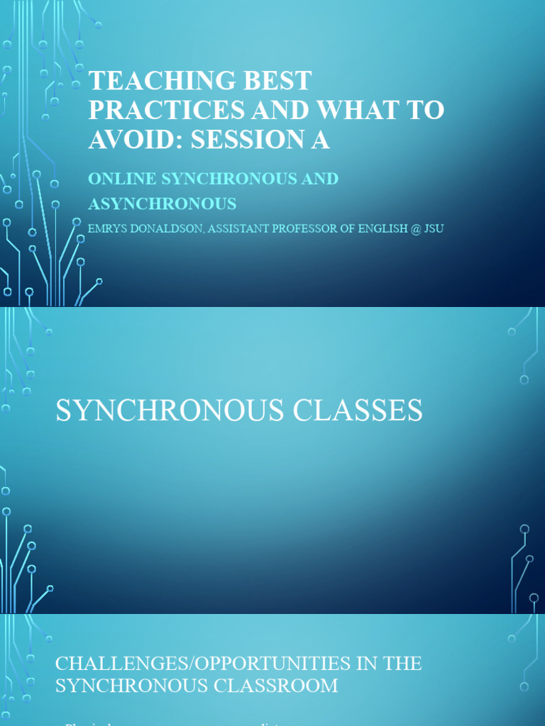 Best Practices for Online Teaching | PDF | Human Communication | Learning