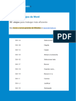 Listado de Atajos de Word - AprenderGratis NOV23