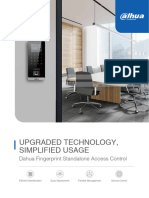 Leaflet - Dahua Fingerprint Standalone Access Control - V1.0 - EN - 202110 (2P)