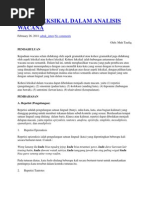 Download Aspek Leksikal Dalam Analisis Wacana by Eiyza Damia SN71449646 doc pdf