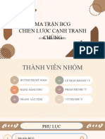 N7 - Ma Trận BCG, Chiến Lược Cạnh Tranh Chung