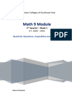 Solving Quadratic Equations