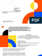 Comparison of Macroeconómic Performance of Turkey and East Asian Countries, and An Econometric Analysis of Economic Growth in Turkey