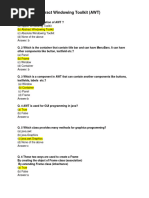 UNIT 01 - Abstract Windowing Toolkit (AWT)