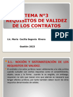 Tema #3 REQUISITOS DE VALIDEZ DE LOS CONTRATOS