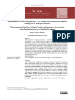 GRUPO A - A Persistência de "Erros" Ortográficos e A Sua Relação Com Os Fenômenos Fonético-Fonológicos