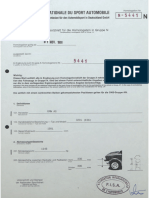 Homologation Form Number 5441 Group N