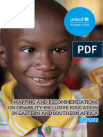 Full Report Mapping of Progress Towards Disability-Inclusive in ESA