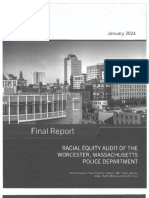 Worcester Police Racial Equity Audit