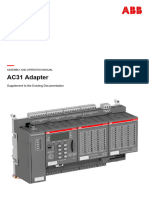 Assembly and Operation Manual AC31 Adapter