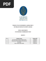 Lab Report Unconfined Compression Test