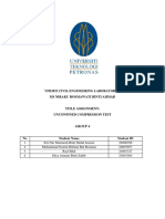 Lab Report Unconfined Compression Test