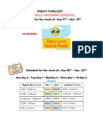 Friday Forecast March 8 2024