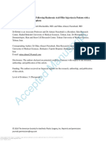 The Risk of Skin Necrosis Following Hyaluronic Acid Filler Injection in Patients With A History of Cosmetic Rhinoplasty