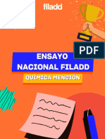 Química Mención - Ensayo Nacional de Verano - Preu Filadd