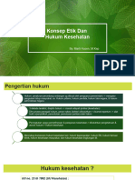 Konsep Etik Dan Hukum Kesehatan