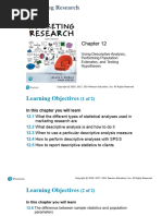 Chapter 12 - Using Descriptive Analysis