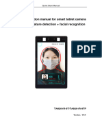 Quick Operation Manual For Smart Tablet Camera With Temperature Detection-Facial Recognition-V4.0