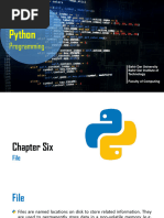 Chapter 6 Python