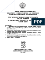 2005 - Seleksi OSN Tingkat Kabupaten-Kota