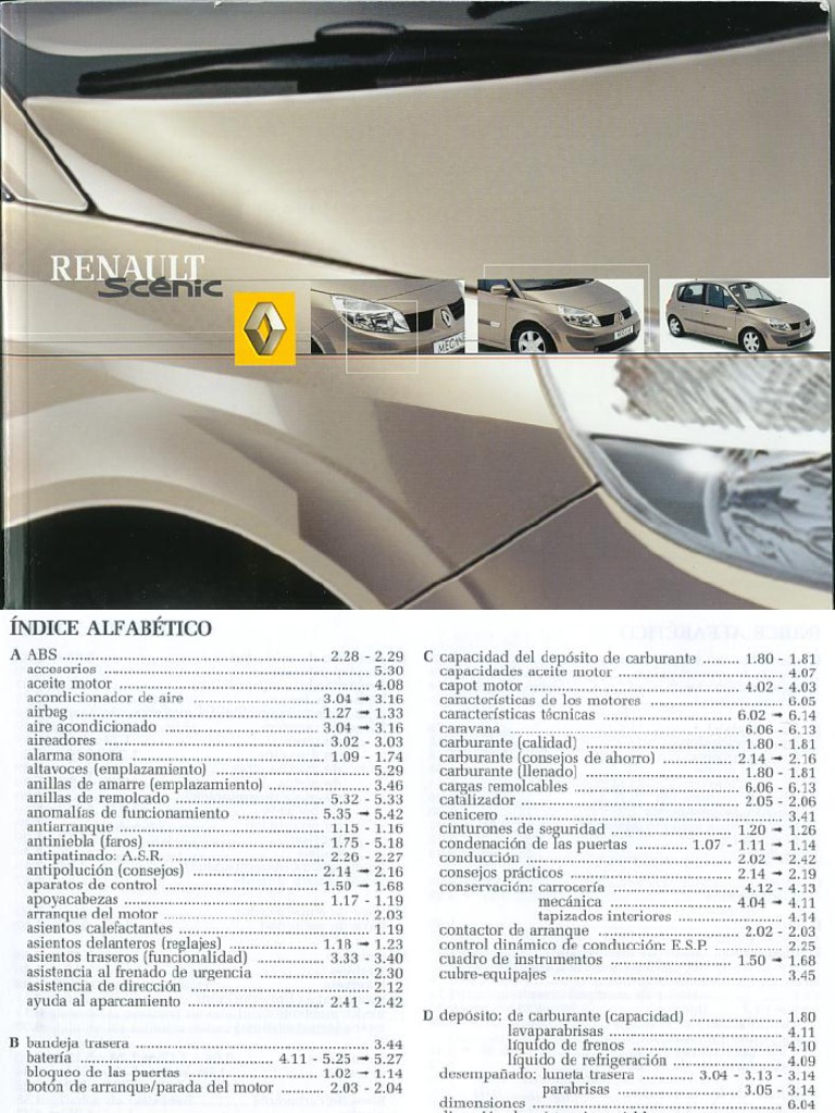 Renault scenic manual