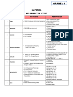 Materials - P4 Mid Semester 2 Test