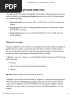 Schema Design Best Practices - Bigtable Documentation - Google Cloud