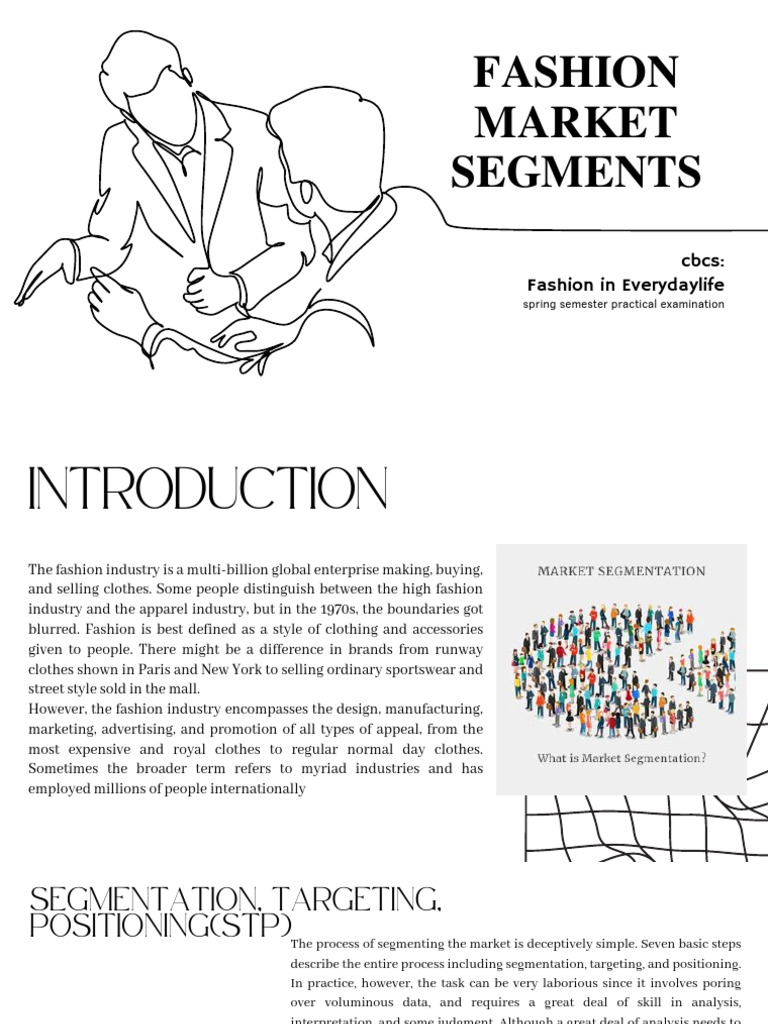 Fashion Market Segmentation Insights | PDF | Market Segmentation ...