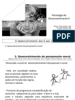 Terceira Infância - Desenvolvimento Pensamento Moral