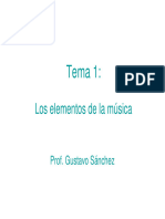 Tema 1. Elementos de La Música - Instrumentos