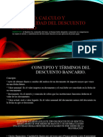 Concepto, Calculo y Contabilidad Del Descuento