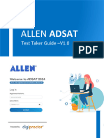 Allen Adsat Testtaker Guide